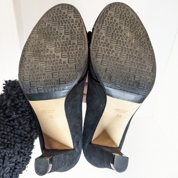 Essere suede and leather heels - Picture 14 of 16